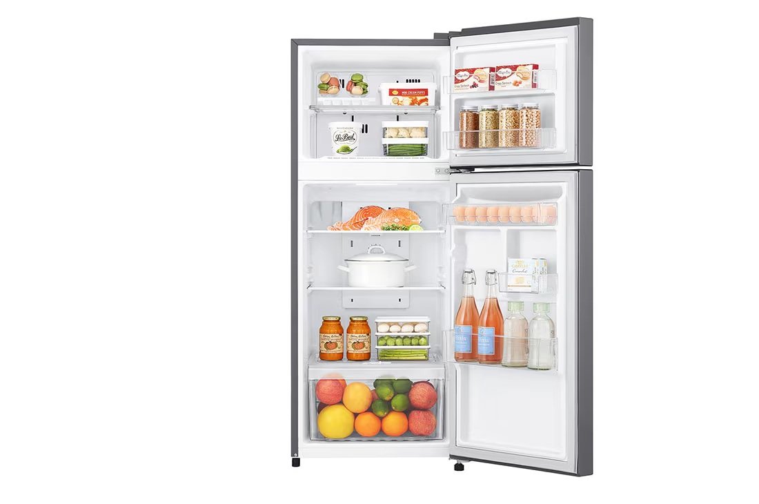 LG GN-B202SQBB — 187L, Double Door (Top Freezer)